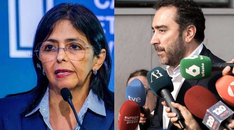 Escándalo: Empresario Español Vincula a Delcy Rodríguez con Financiación Ilegal del PSOE