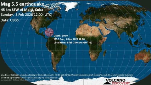 El Despertar Tembloroso de Santiago: Un Sismo Remece el Oriente Cubano