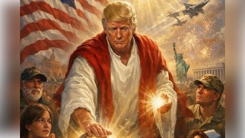 Donald Trump se compara con Jesucristo y desata polémica