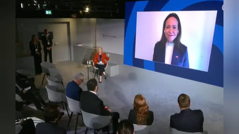 Machado en Múnich: Tras Venezuela, Caerán Cuba y Nicaragua