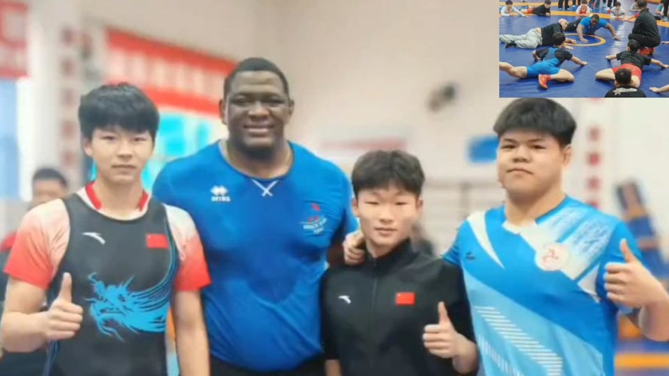 ¿Qué pasó, Mijaín? ¡El Titán cubano se va a dar cátedra de lucha a China!