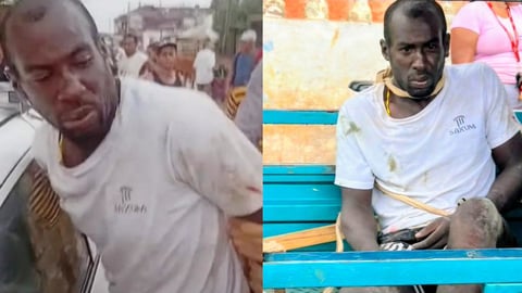 Vecinos en La Ceiba atrapan a presunto asaltante