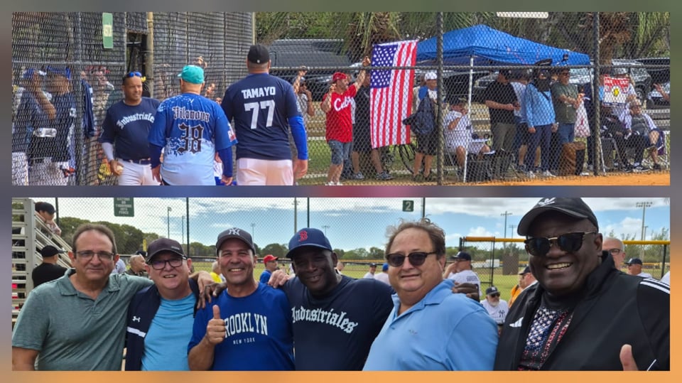 Leyendas de Industriales Vuelven a Jugar Béisbol en Miami