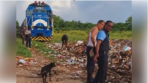 Basura en las Vías Detiene Tren en Las Tunas