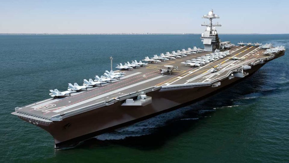 ¿Un portaaviones para amenazar a Cuba? El Gerald Ford en el Caribe
