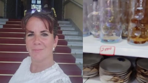 Cubana Prohibida Grabar en Tienda de La Habana