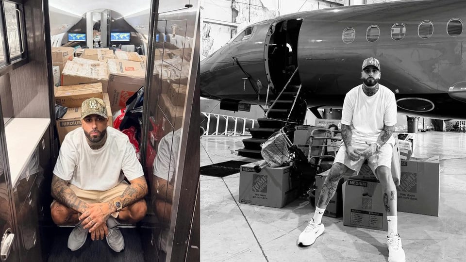 ¿¡Nicky Jam se convierte en el mesías del aire con su jet para ayudar a Venezuela!?