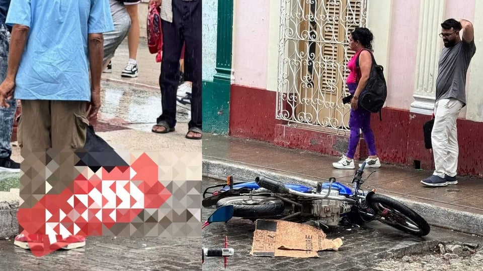 ¿Y este motorino quién lo soltó? Atropella a mujer en Santa Clara y se esfuma