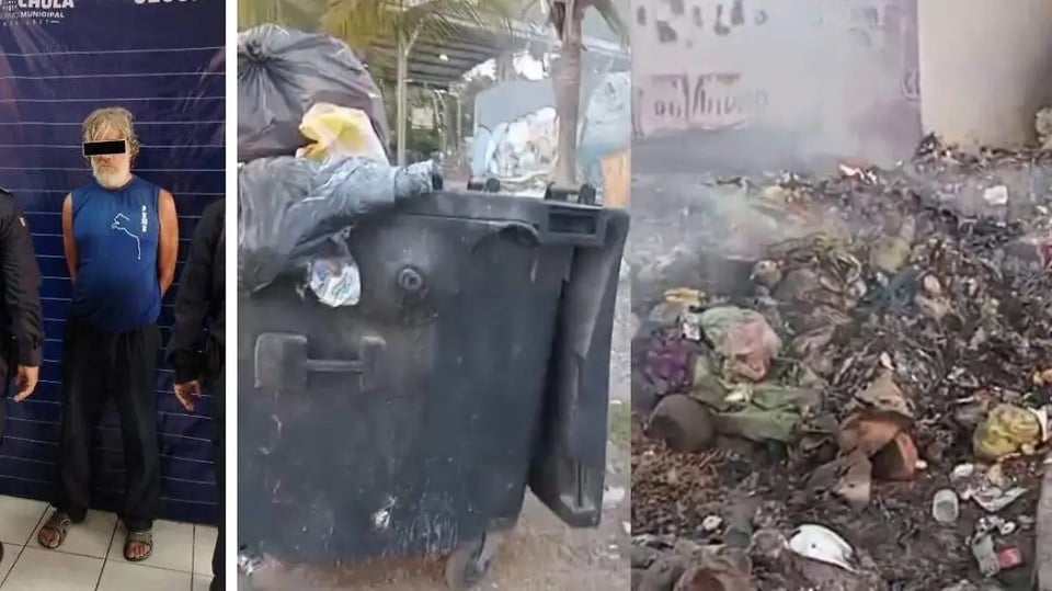 Cubano Detenido en México por Incendiar Contenedores de Basura