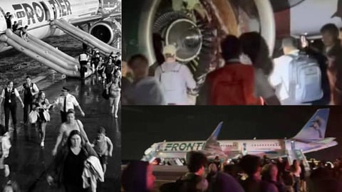 ¿Qué diablo pasó en Denver? ¡Avión se come a alguien en la pista y se arma el bochinche!