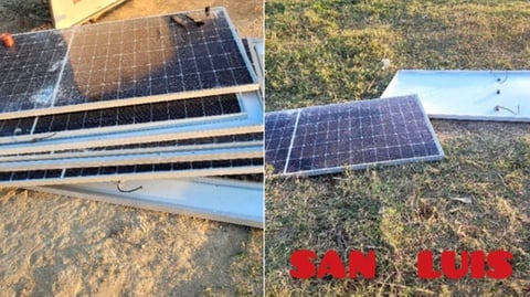 Roban 15 paneles solares de instalación estatal en Santiago de Cuba