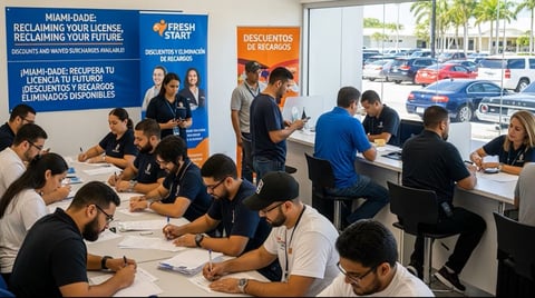 Miami-Dade Facilita la Recuperación de Licencias Suspendidas con "Operation Green Light"