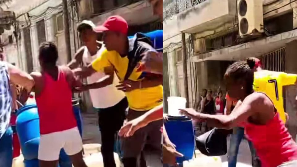 ¿Y tú qué? ¡El agua es pa' la calle y se forma el bochinche en Centro Habana!