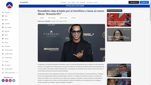 ¿El Mago se hizo trovador? ¡El nuevo sonido de Ronaldinho te dejará boquiabierto!