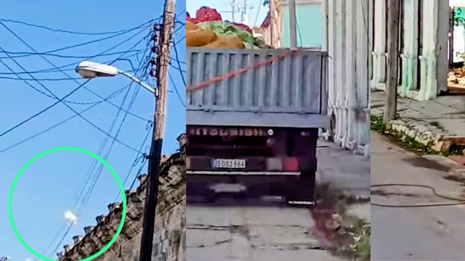 ¿Y tú supiste? ¡Coche se estrella contra un poste en Cárdenas y deja a media calle con chispas!