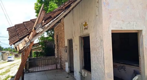 Bodega en ruinas en Mayabeque: Peligro latente para vecinos y niños