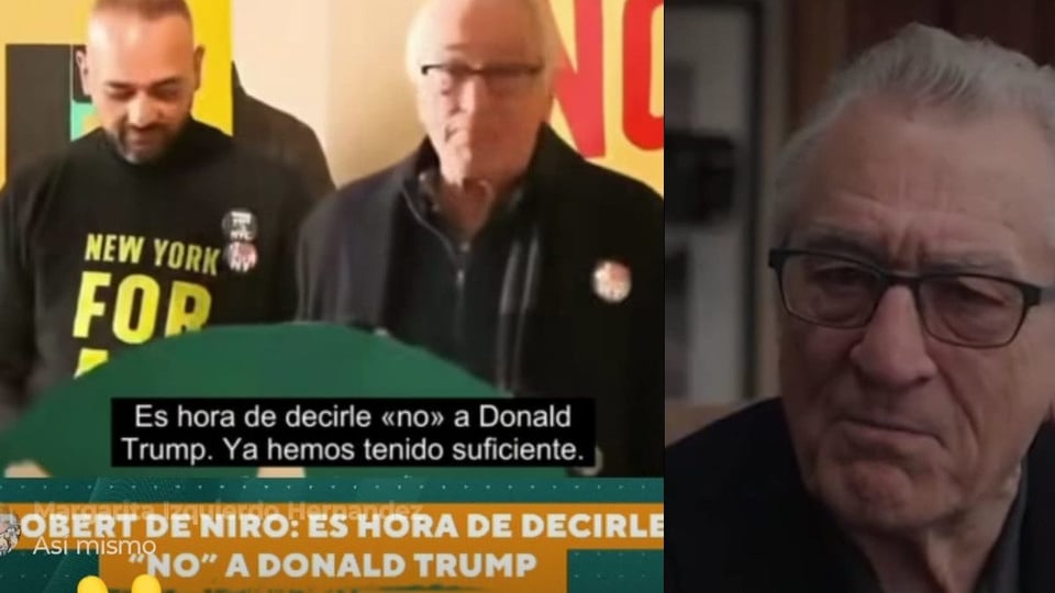 Robert De Niro rechaza a Donald Trump y advierte sobre la democracia en EE.UU.