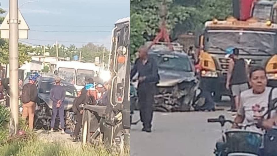 ¡Fúnebre descontrolao' en Camagüey! Se mete de cabeza en una casa y arma tremendo bochinche