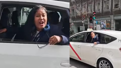 Provocación de partidarios del castrismo interrumpe manifestación cubana en Madrid