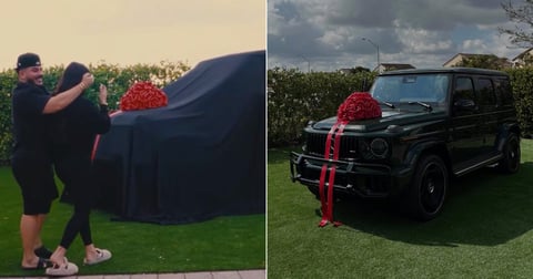 ¡Bochinche caliente! ¡Por San Valentín, a la Espineira le cayó un Mercedes del cielo!