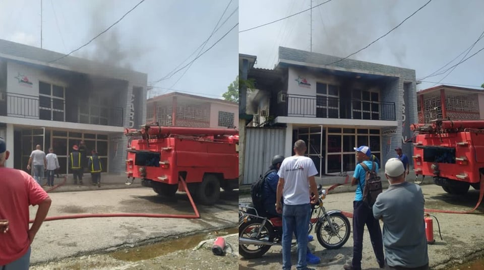 Incendio en Empresa de Transporte de Las Tunas no deja heridos