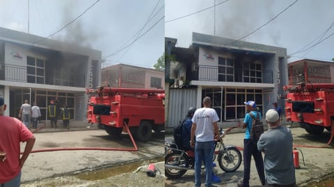 Incendio en Empresa de Transporte de Las Tunas: Controlado sin víctimas