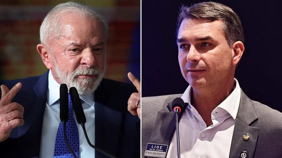Flávio Bolsonaro supera a Lula en posible segunda vuelta electoral en Brasil