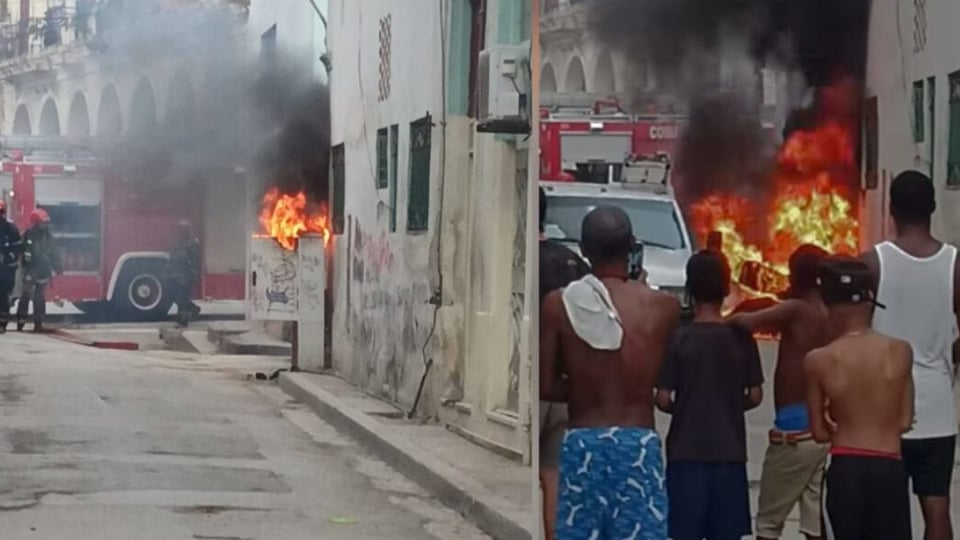 ¡Fuego en La Habana Vieja! Humo Negro y Misterio en las Calles de Merced y Egido