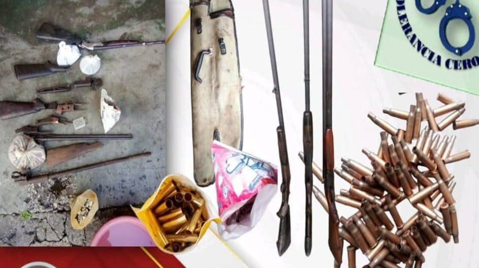 ¿Qué te parece? Descubren arsenal en una casa de Matanzas y al tipo le dio por decir que las 