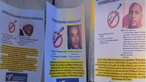 ¡Guantánamo en Revuelu! Caras de 'represores' aparecen pegadas en la calle, ¿quién fue el mago?