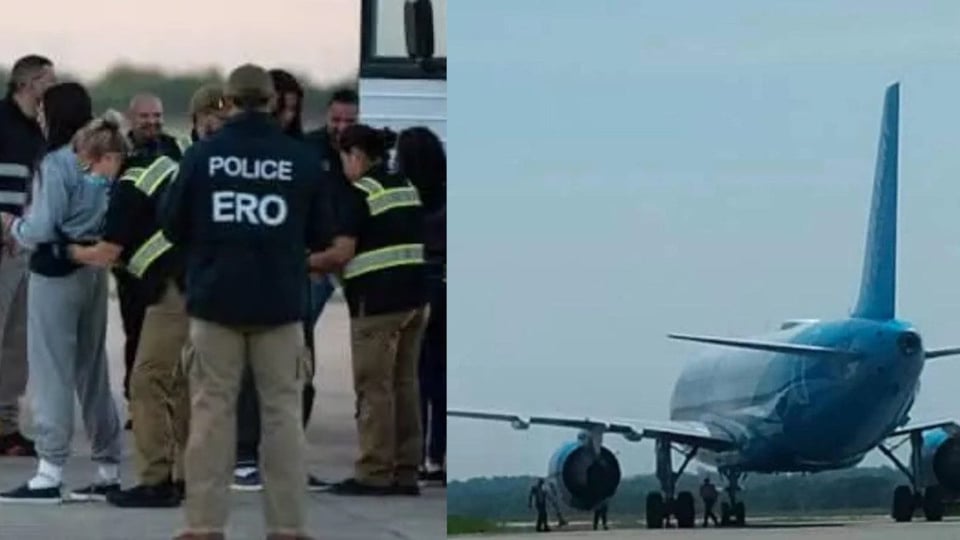 ¡Llegaron los que se fueron! Otro vuelo de deportados aterriza en La Habana con 127 cubanos