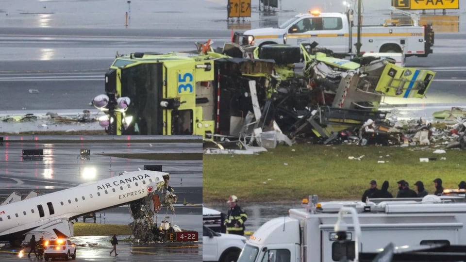 ¿Qué le pasó a ese avión en LaGuardia? ¡Un camión en la pista y el susto del siglo!