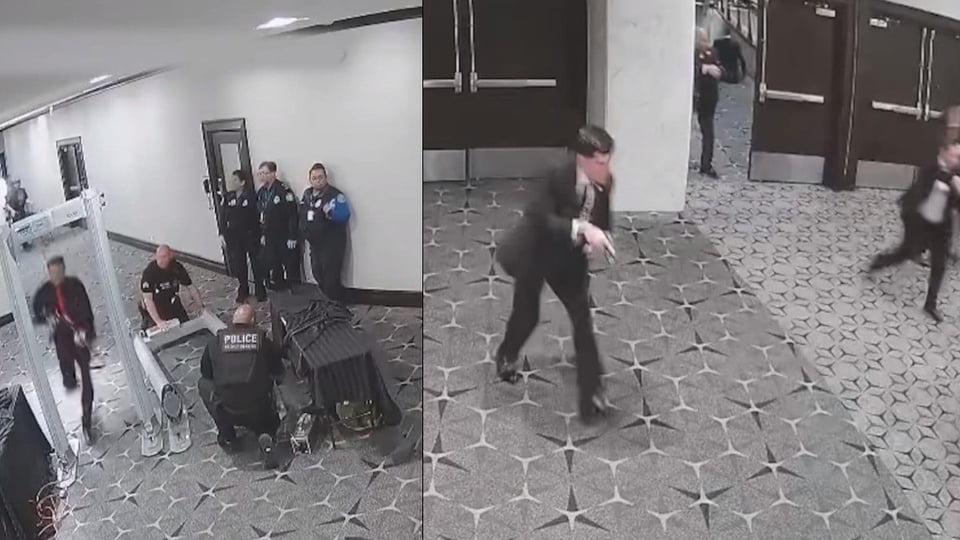 ¿Quién fue a tumbarse a Trump y se pegó el fiao? Revelan video del pistolero en plena cena