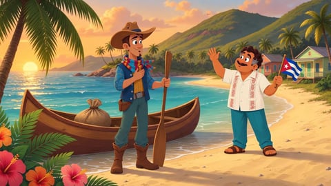 Nueva Versión Animada de "Chamamé a Cuba" Reimagina la Isla sin Fidel Castro