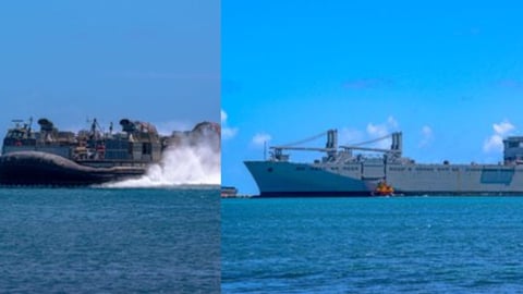 Buques Militares de EE.UU. Refuerzan Presencia en el Caribe, Desembarcando en Puerto Rico