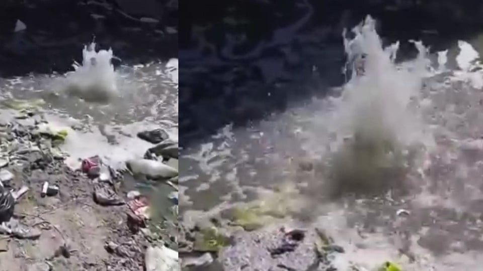 Vecinos en El Cerro Denuncian Peligroso Salidero de Gas y Agua