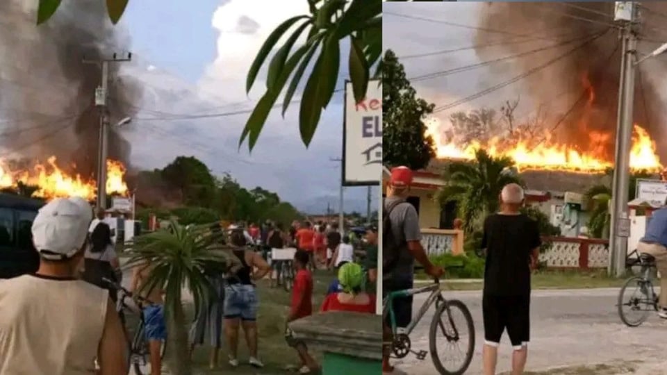Incendio en Playa Girón por posible explosión de baterías