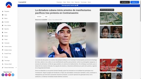 Represión en Cuba: Arrestos tras protestas pacíficas por escasez y apagones
