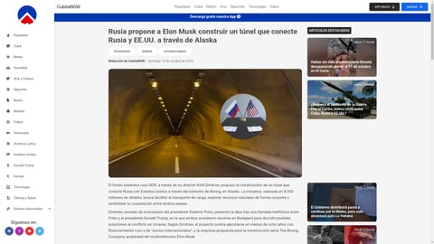 ¡Qué locura! Rusia le tira un túnel ¡hasta Alaska! a Elon Musk: ¿Se viene la reconexión mundial?