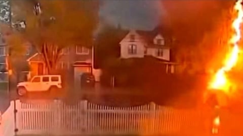 Hombre Sobrevive a Impacto de Rayo en Staten Island; Momento Queda Grabado