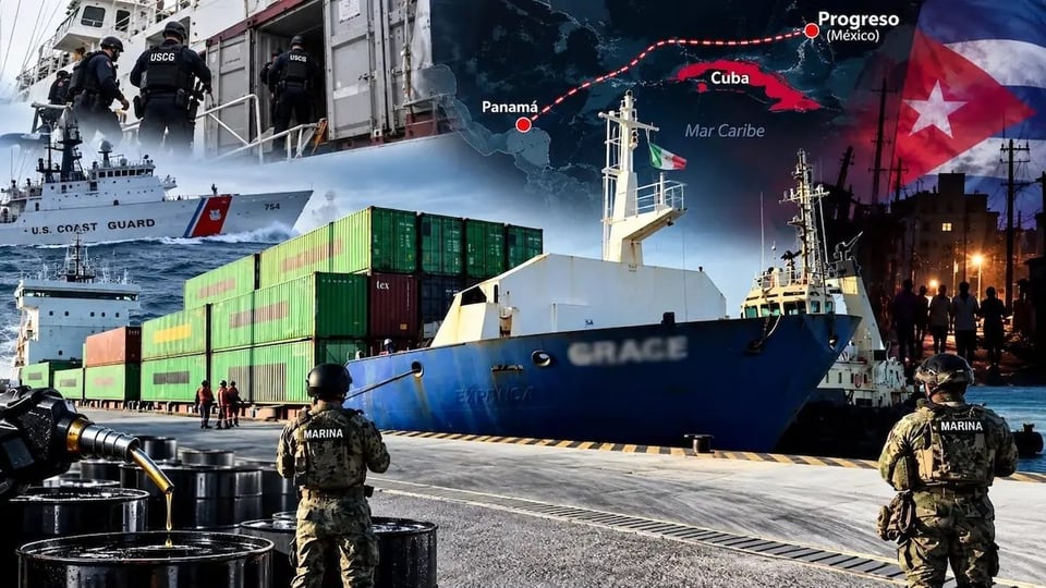 ¿Qué le pasa al buque que se trancó en México con combustible pa' Cuba?