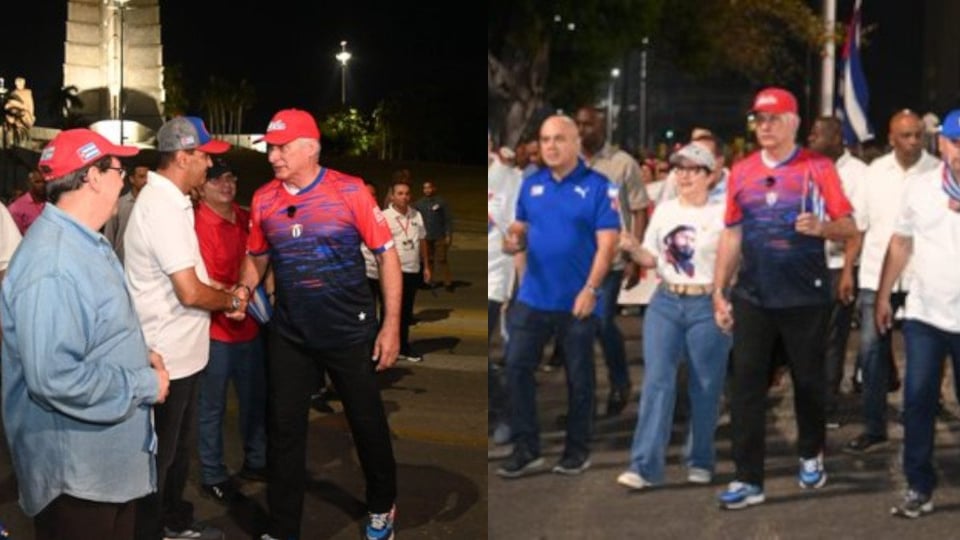 ¡Desfile del 1ro de Mayo en Cuba! Díaz-Canel al frente, pero... ¿dónde está la fiesta?