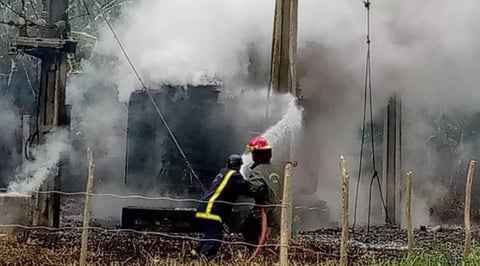 Incendio en Subestación de Alquízar Deja a Miles Sin Luz en Artemisa