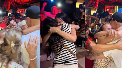 Emotivo reencuentro familiar en Cuba: Emigrados sorprenden a sus seres queridos