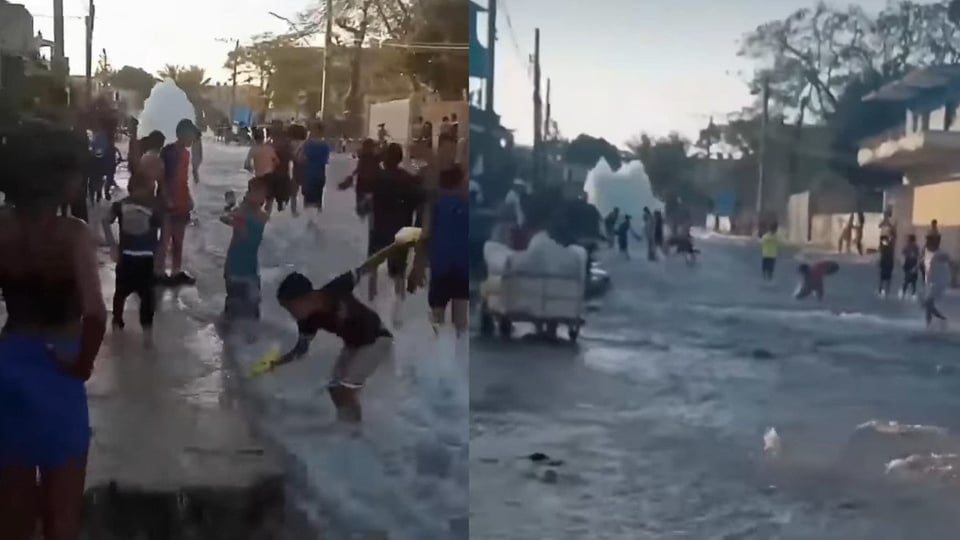 Rotura de Tubería Maestra en La Habana Deja a Miles Sin Agua y Provoca Inundaciones