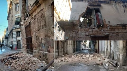 Doble Derrumbe en La Habana Vieja: La Ciudad se Cae a Pedazos sin Respuesta