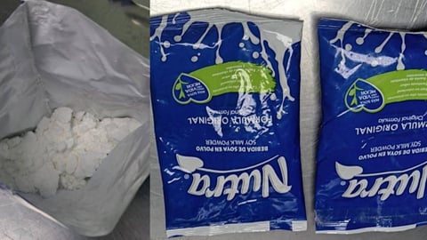 Cocaína Incautada en Envases de Soya en Aeropuerto de La Habana