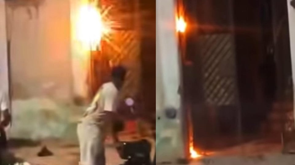 Incendio en Centro Habana por posible fallo eléctrico