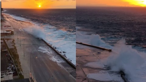 Frente Frío Intenso Amenaza con Temporal y Marejadas en el Occidente Cubano