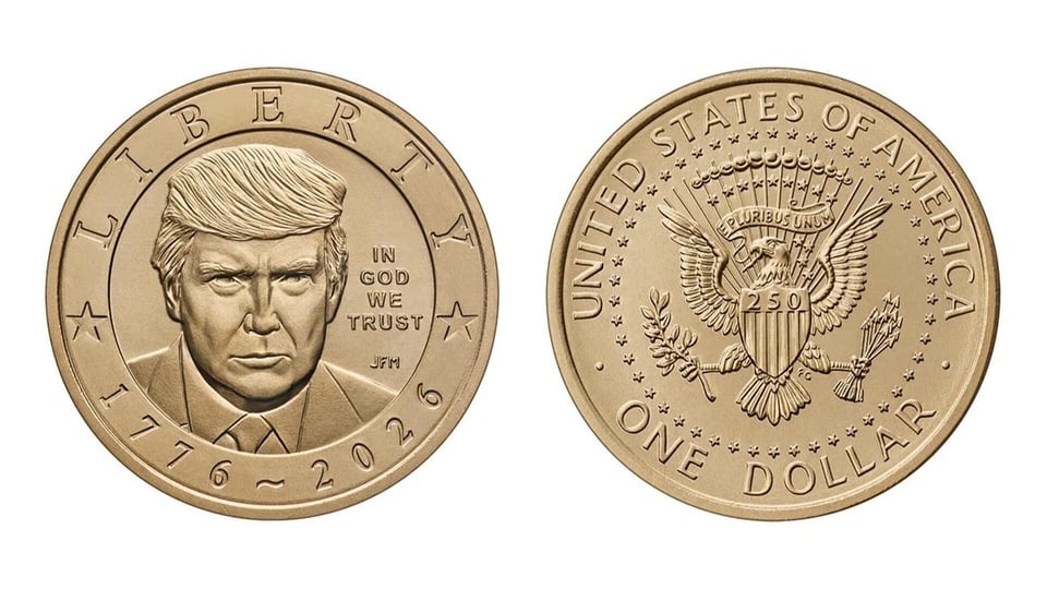 ¡Cuidado, mi gente! Sacaron moneda con Trump y te la venden más cara que el oro